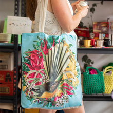 Load image into Gallery viewer, Botanical Fantail Shopping Bag