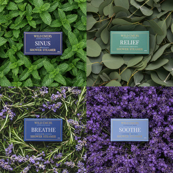 WE Sinus Relief Shower Steamer 4pack