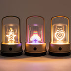 Pink Heart Lantern USB Recharge
