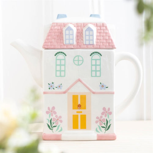 Pastel House Teapot