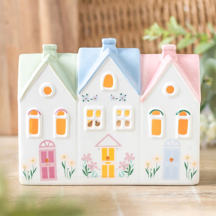 Pastel House Tealight House