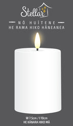 White LED Pillar Indoor Candle Assorted Sizes