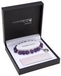 Kiwi Charm Bracelet Amethyst Matte