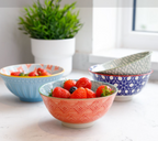 MK Bowl 15.5cm Grey Floral