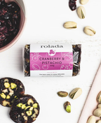 Cranberry and Pistachio Rolada