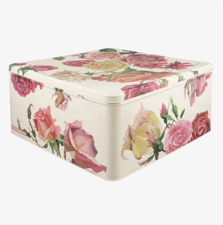 Emma Bridgewater Roses Square Cake Tin's Assorted Sizes