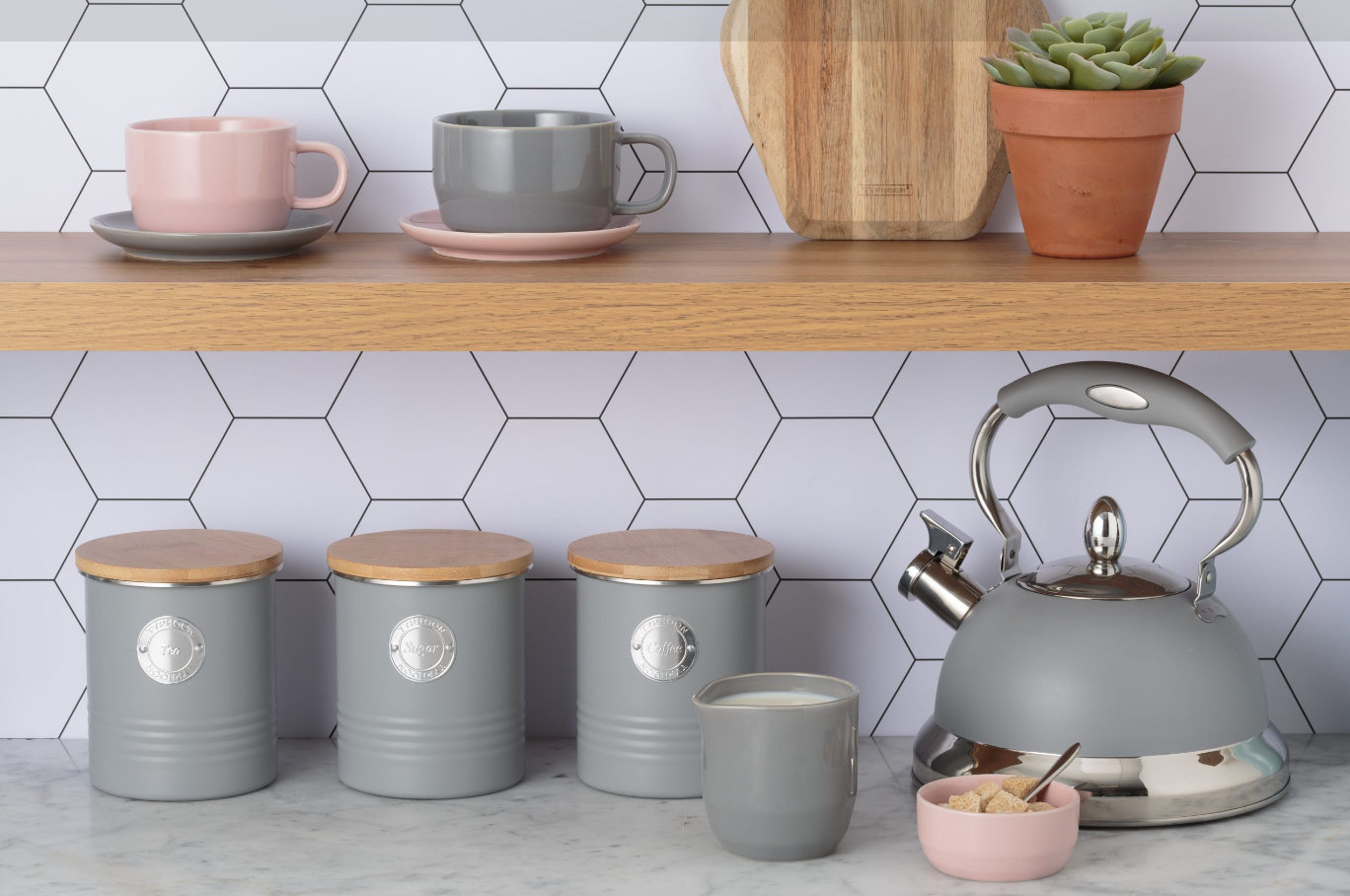 Typhoon Living Sugar Canister Grey