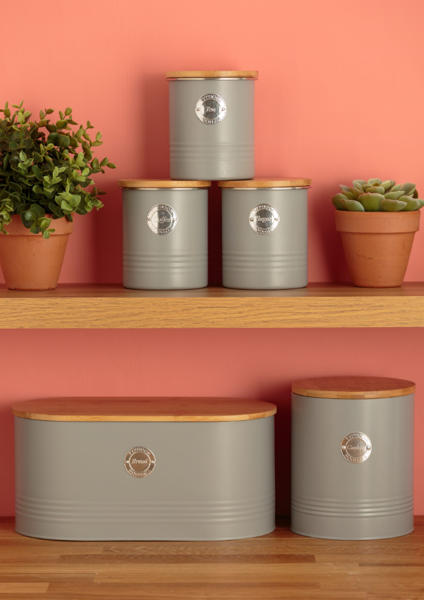 Typhoon Living Sugar Canister Grey