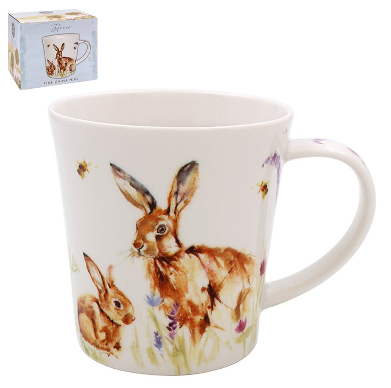 Feather & Gur Hare Mug