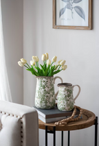 Green Flower Pitcher Small