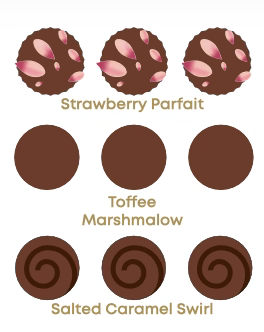 Flower 9 Box Chocolates