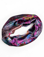 Half Boho Bandeau Velvet Floral Garden