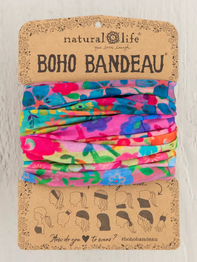 Boho Bandeau Rainbow Floral 150