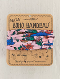 Half Boho Bandeau Swallows Pink