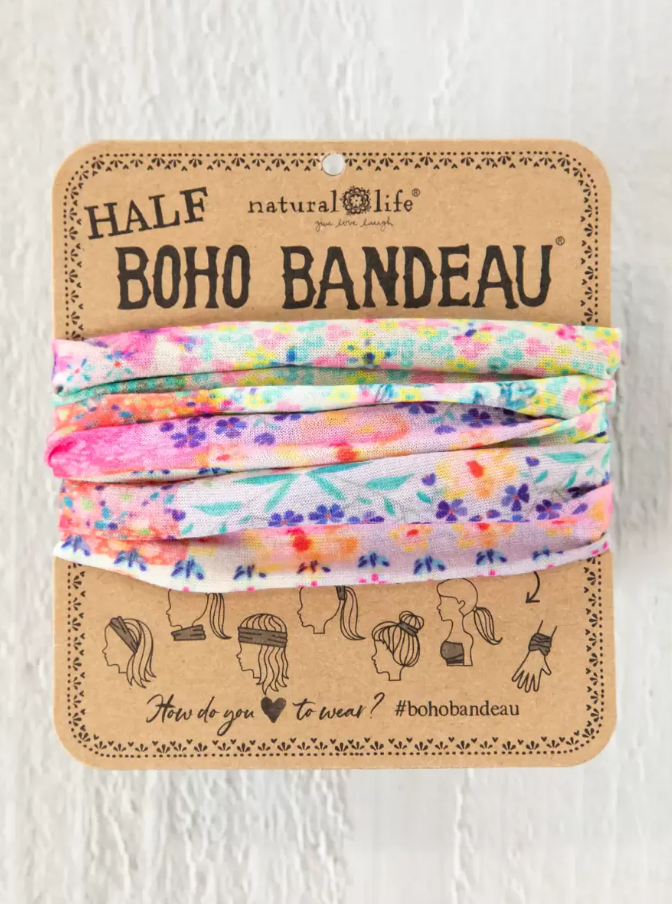 Half Boho Bandeau Watercolour Patchwork