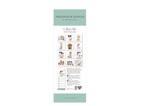 Wrendale A Dogs Life Slim 2026 Calendar