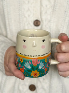 Today is a Good Day Folk Lady Mug
