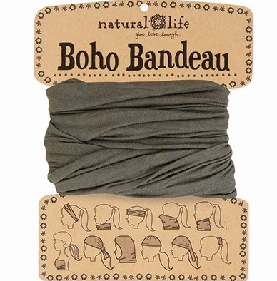 Boho Bandeau Solid Olive