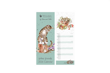 Load image into Gallery viewer, Wrendale Feline Friends Slim 2026 Calendar