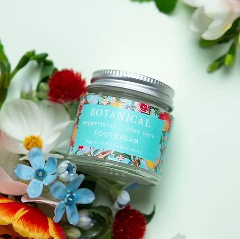 Peppermint + Aloe Vera Foot Cream 50gm
