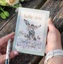 Load image into Gallery viewer, Wrendale Donkey Flexi Diary 2026 Diary
