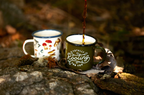 Enamel Mug Mushroom 500ml