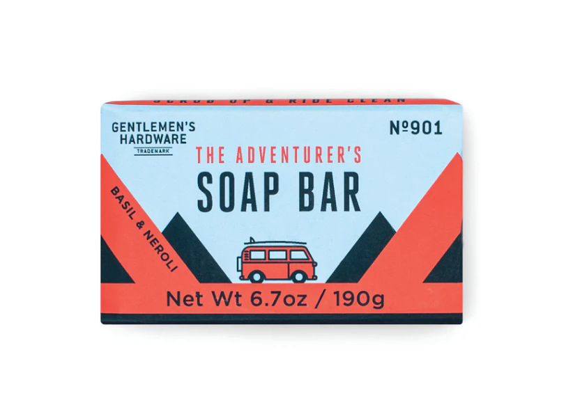 The Adventurers Soap Bar Basil & Neroli