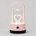 Pink Heart Lantern USB Recharge