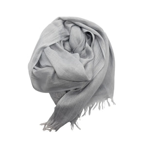 Bamboo Scarf Silver
