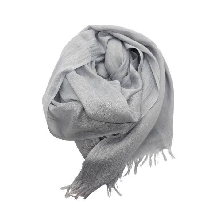 Bamboo Scarf Silver