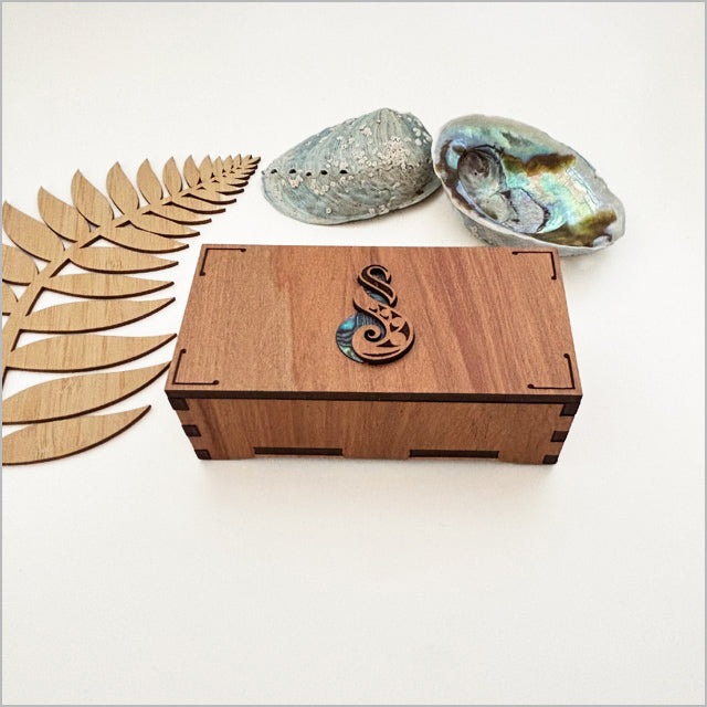 Small Rectangle Trinket Box Relief Pikorua