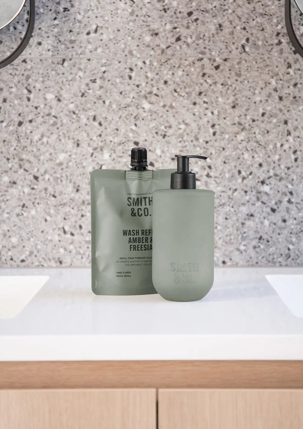 Smith & Co Hand Body Wash Refill Amber & Freesia