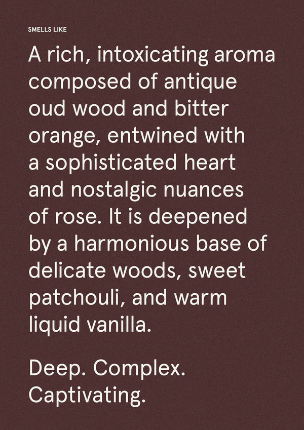 Smith & Co Black Oud & Saffron 250gm Candle