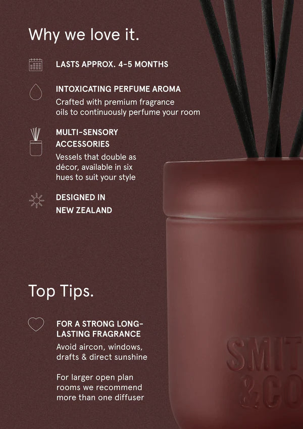 Smith & Co Black Oud & Saffron Diffuser 200ml