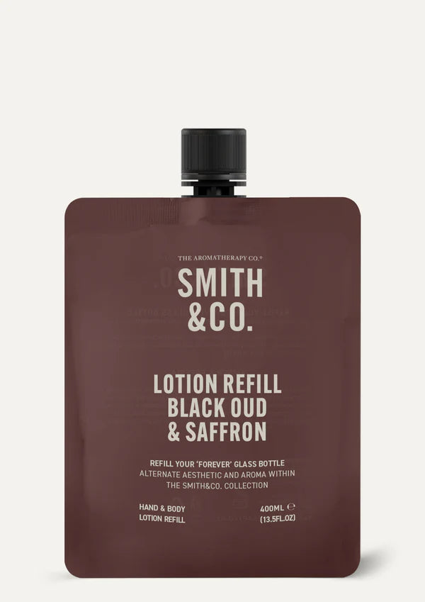 Smith & Co Hand & Body Lotion Black Oud & Saffron Refill