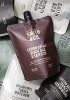 Smith & Co Hand & Body Lotion Black Oud & Saffron Refill