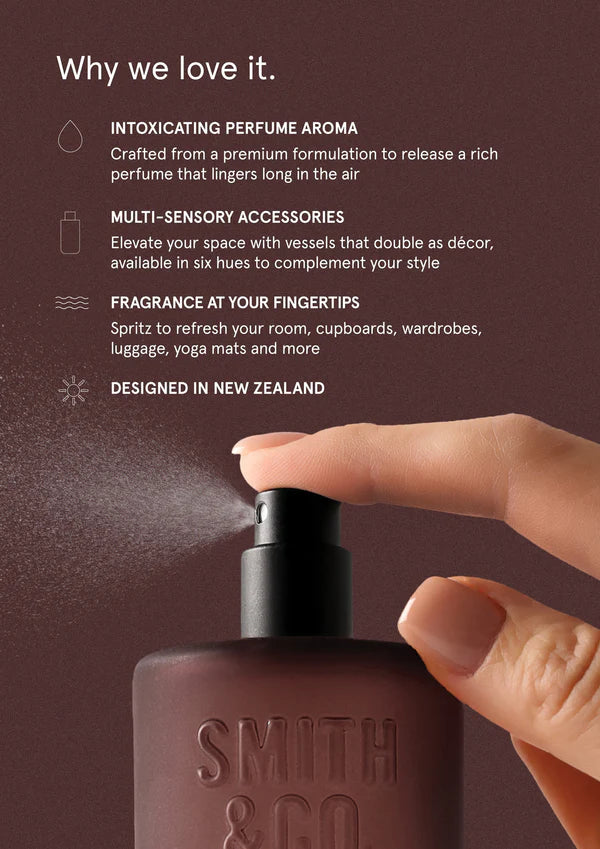 Smith & Co Black Oud & Saffron Room Spray 100ml