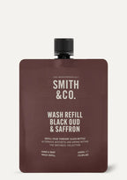 Smith & Co Hand Body Wash Refill Black Oud & Saffron