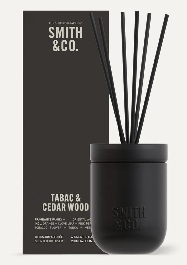 Smith & Co Tabac & Cedarwood Diffuser 200ml