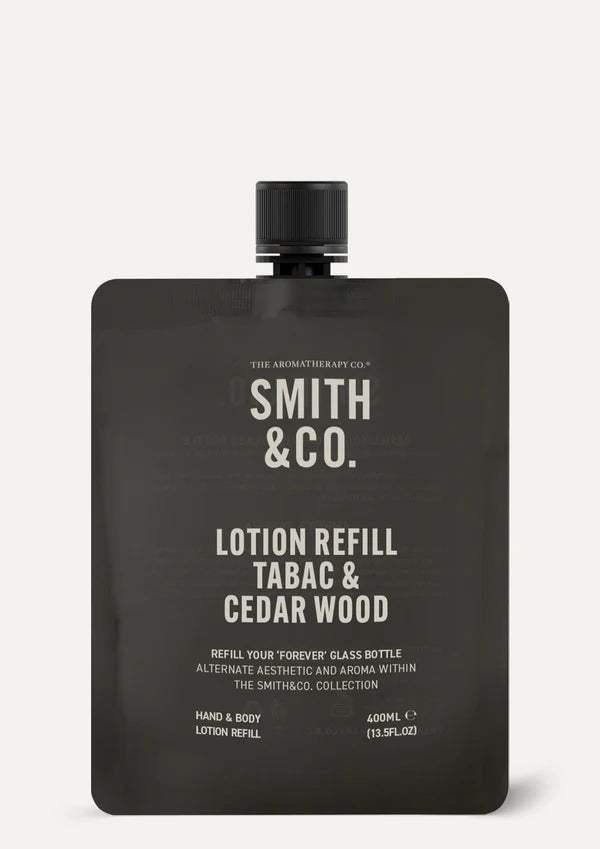 Smith & Co Hand Body Lotion Tabac & Cedarwood Refill