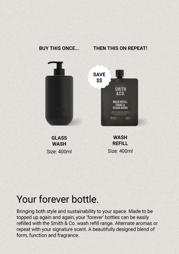 Smith & Co Tabac & Cedarwood Hand Body Wash Refill