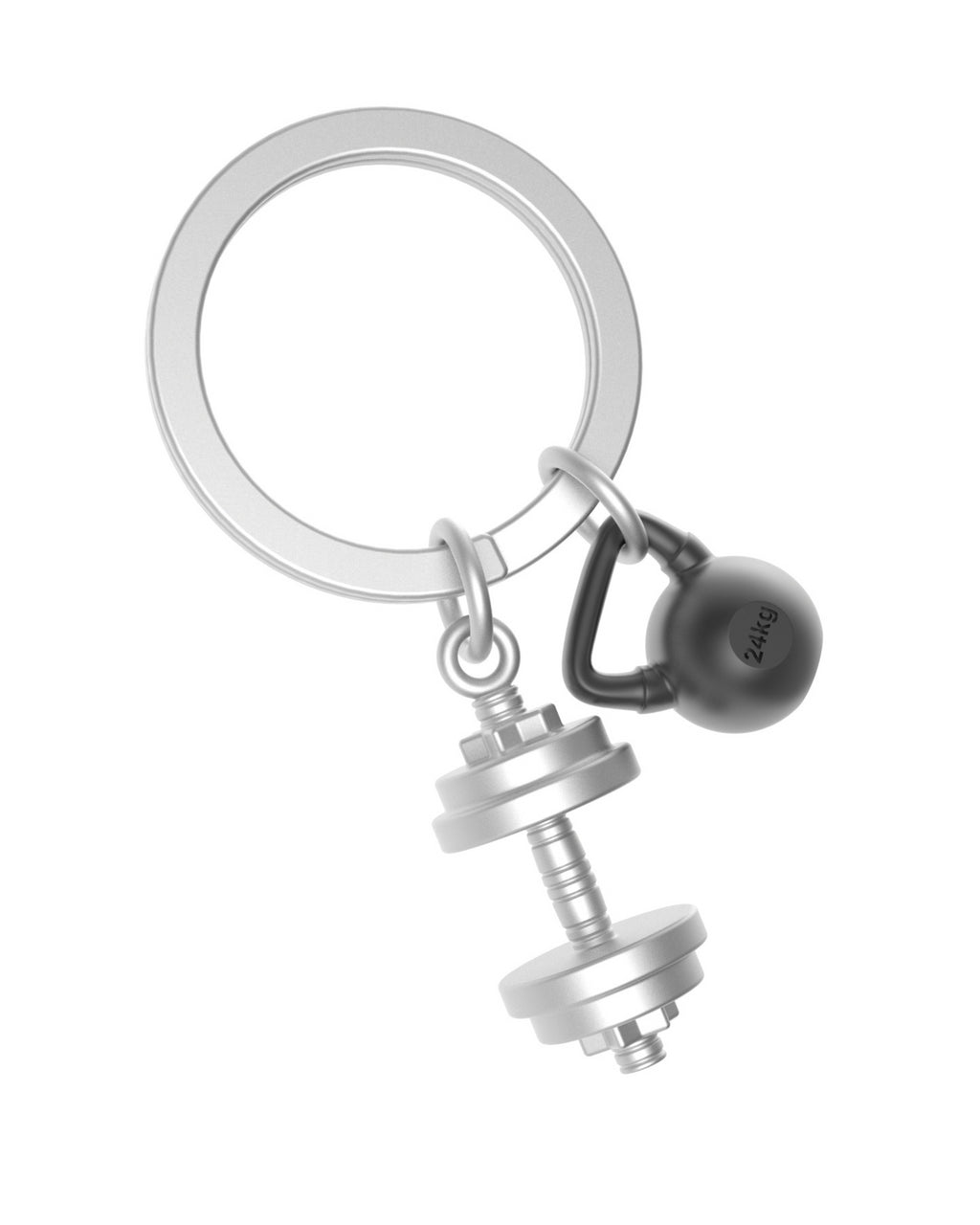 Gym Weights Keychain