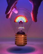 Rainbow Lightbulb Lamp USB