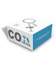 Load image into Gallery viewer, Cocktail with Shaker Keychain