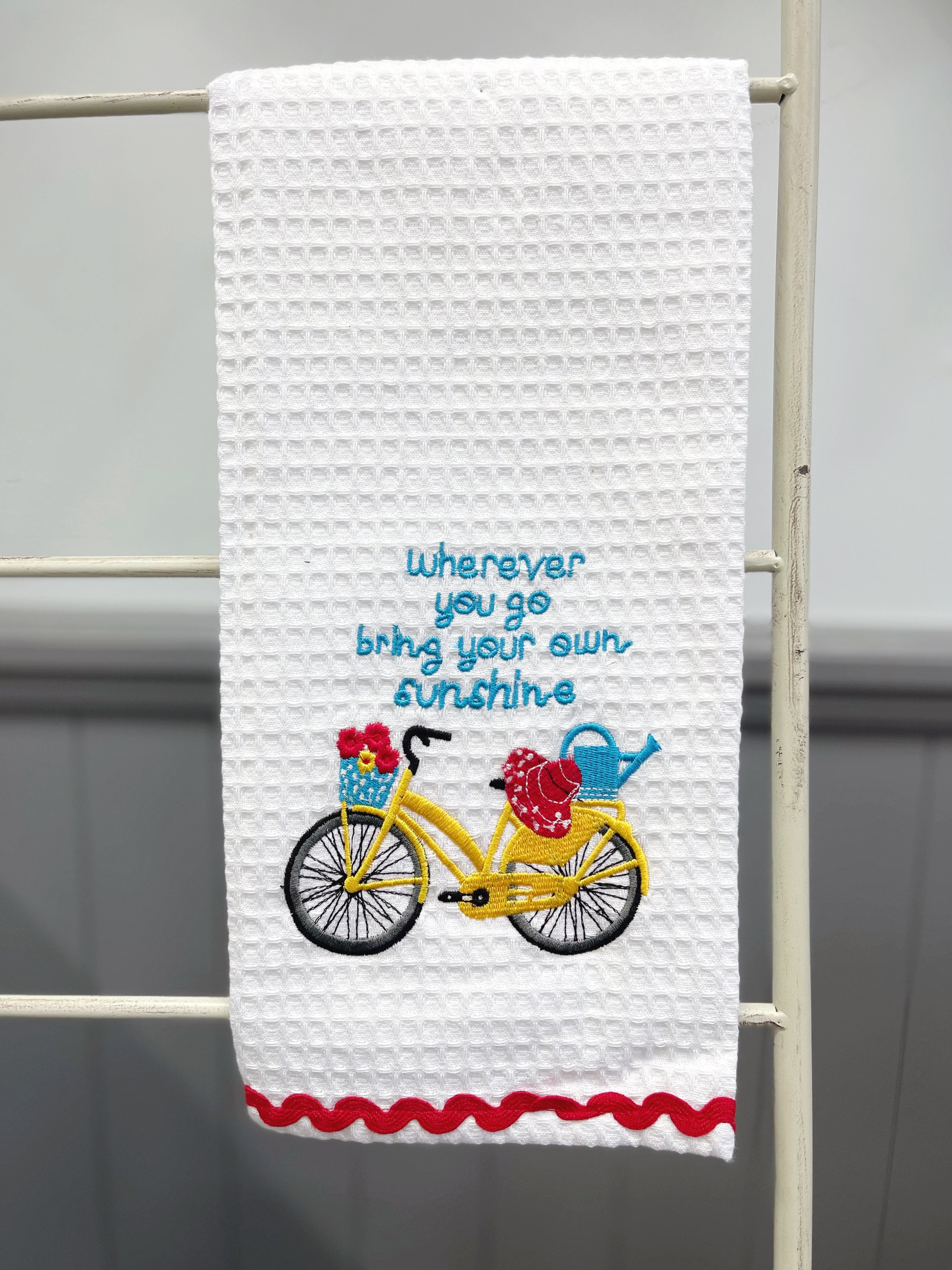 Sunshine Bike Tea Towel