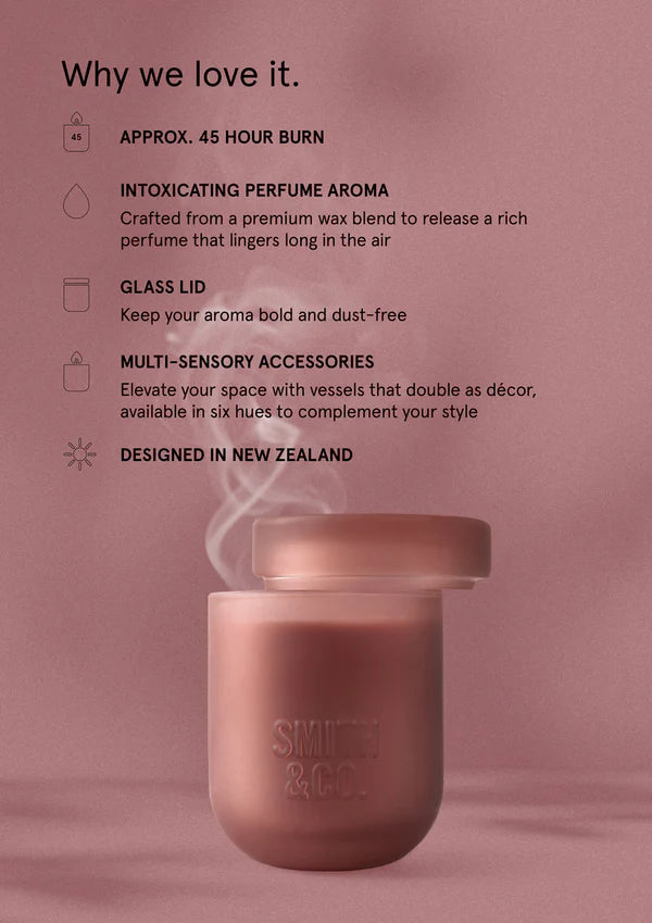 Smith & Co Blush Rose & Blackberry 250gm Candle