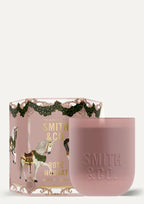 Smith & Co Festive Candle Rose Nougat 80g