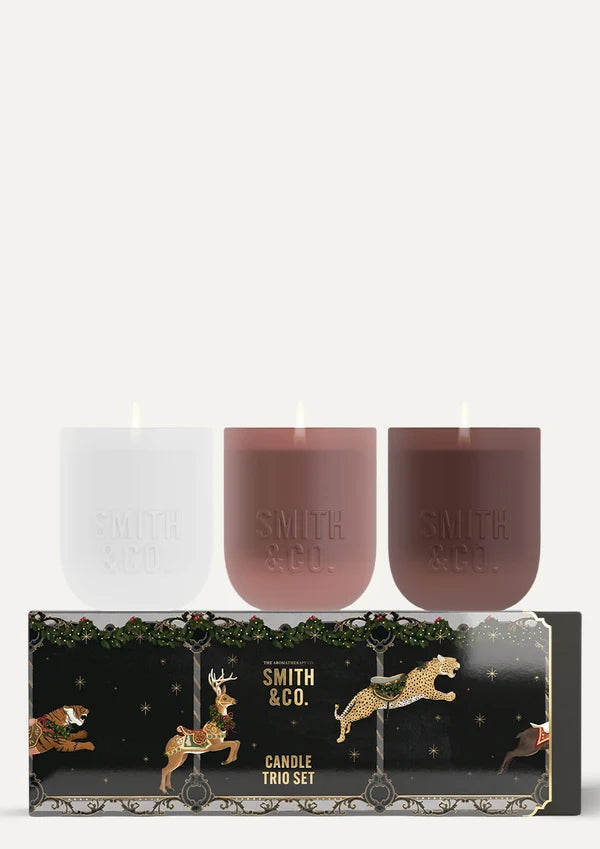 Smith & Co Festive Trio Candle Set
