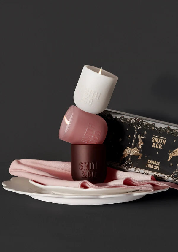 Smith & Co Festive Trio Candle Set