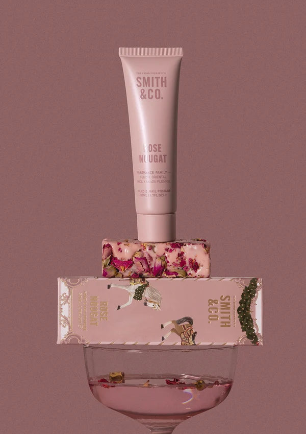 Smith & Co Festive Hand & Nail Pomade Rose Nougat 50ml